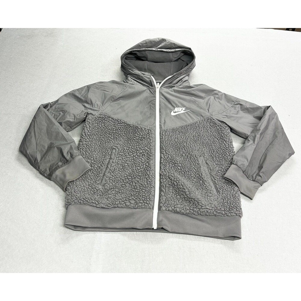 Boys' Sportswear Windrunner Sherpa Full Zip Jacket